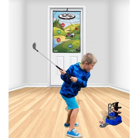 FRANKLIN KIDS INDOOR GOLF TEE AND CLUBS SET - Image 2