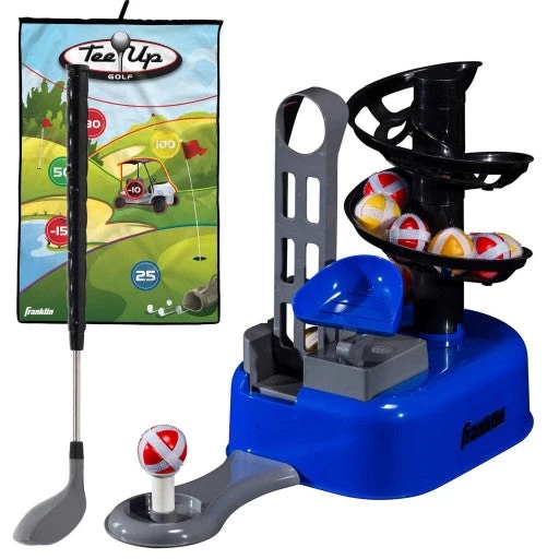FRANKLIN KIDS INDOOR GOLF TEE AND CLUBS SET