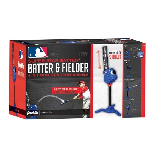FRANKLIN MLB® SUPER STAR BATTER AND FIELDER MULTI-FUNCTION 4-IN-1 PITCHING MACHINE - Image 4
