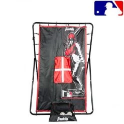 FRANKLIN MLB SWITCH-HITTER PITCHING TARGET AND RETURN NET - 55"