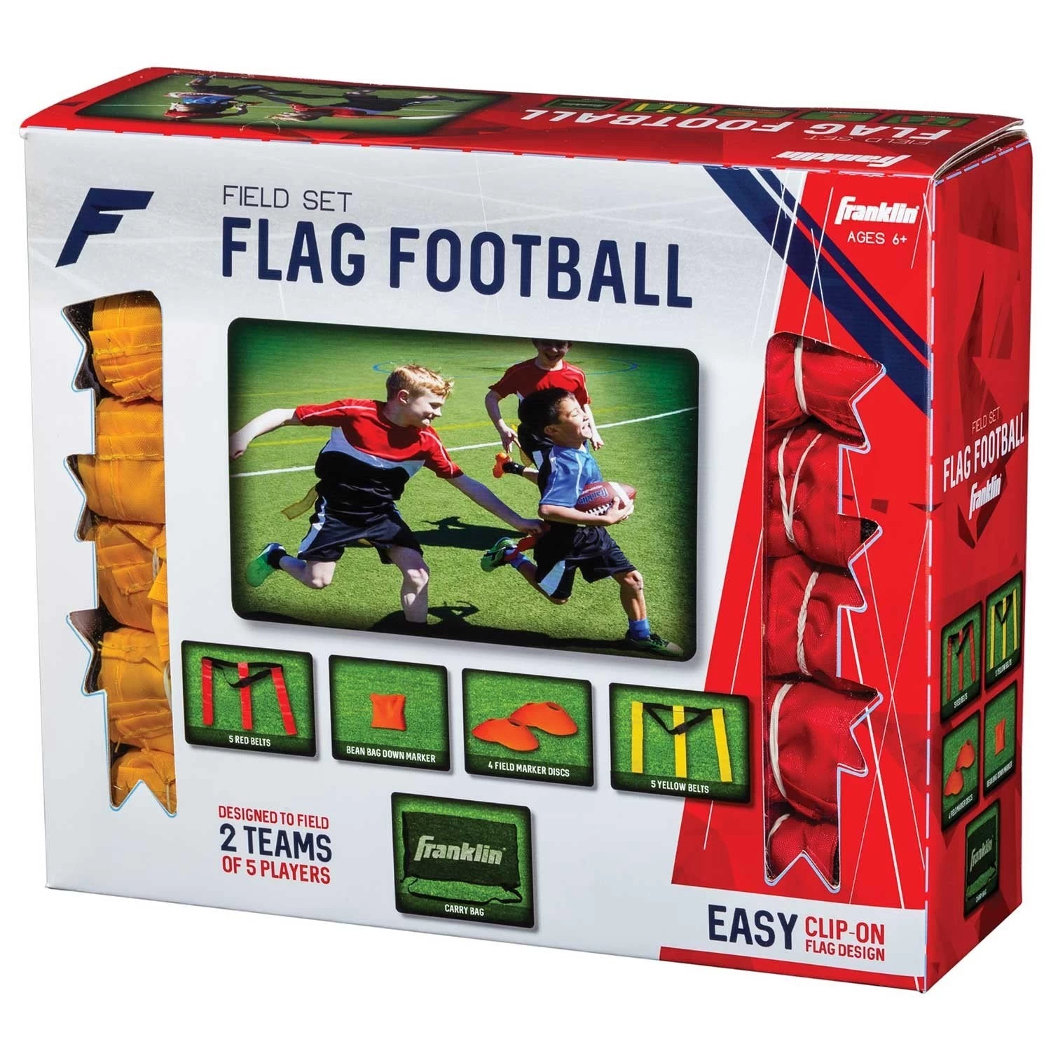 Franklin 10 PLAYER YOUTH FLAG FOOTBALL SET - Image 2