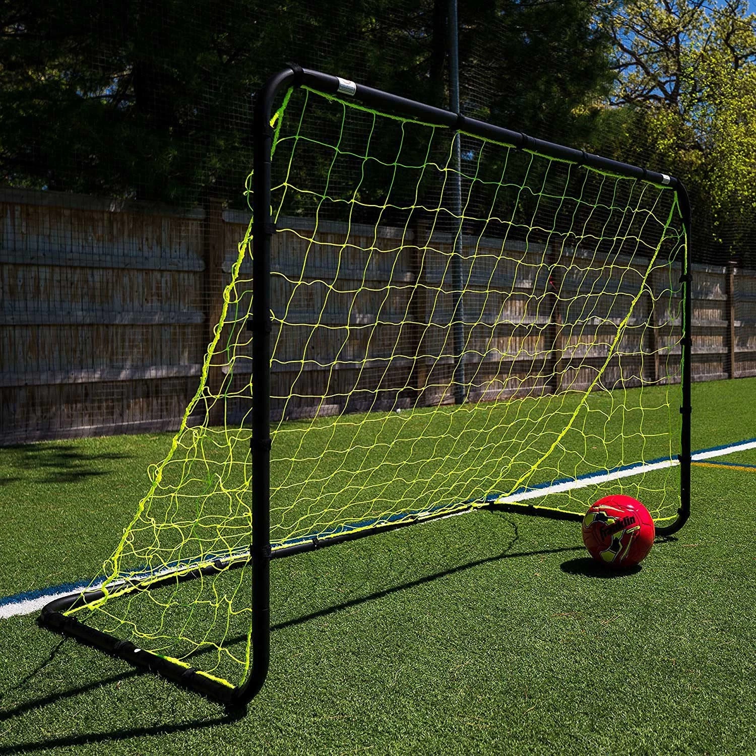 Franklin BLACK STEEL SOCCER GOAL - 6'X 4' - Image 2