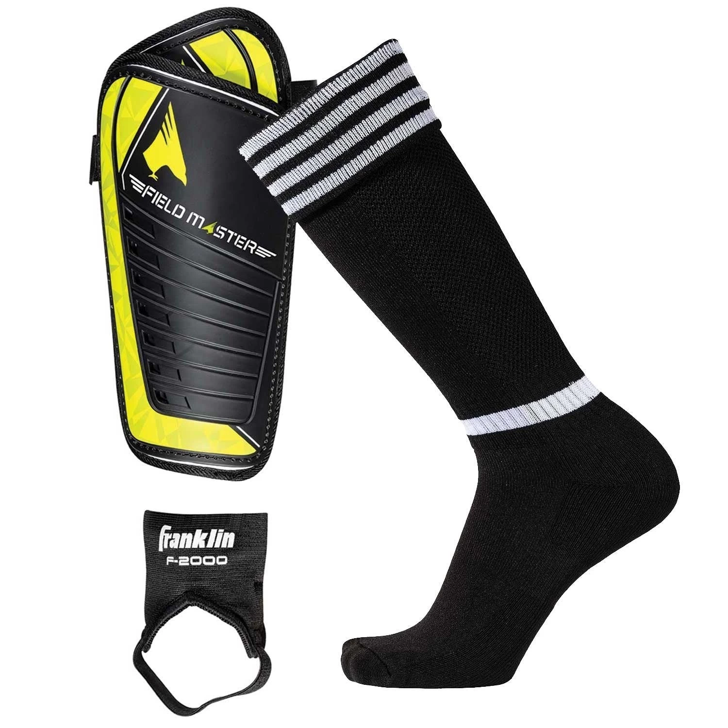 Franklin COMPLETE SOCCER SOCKS & SHIN GUARD PACK - Image 2