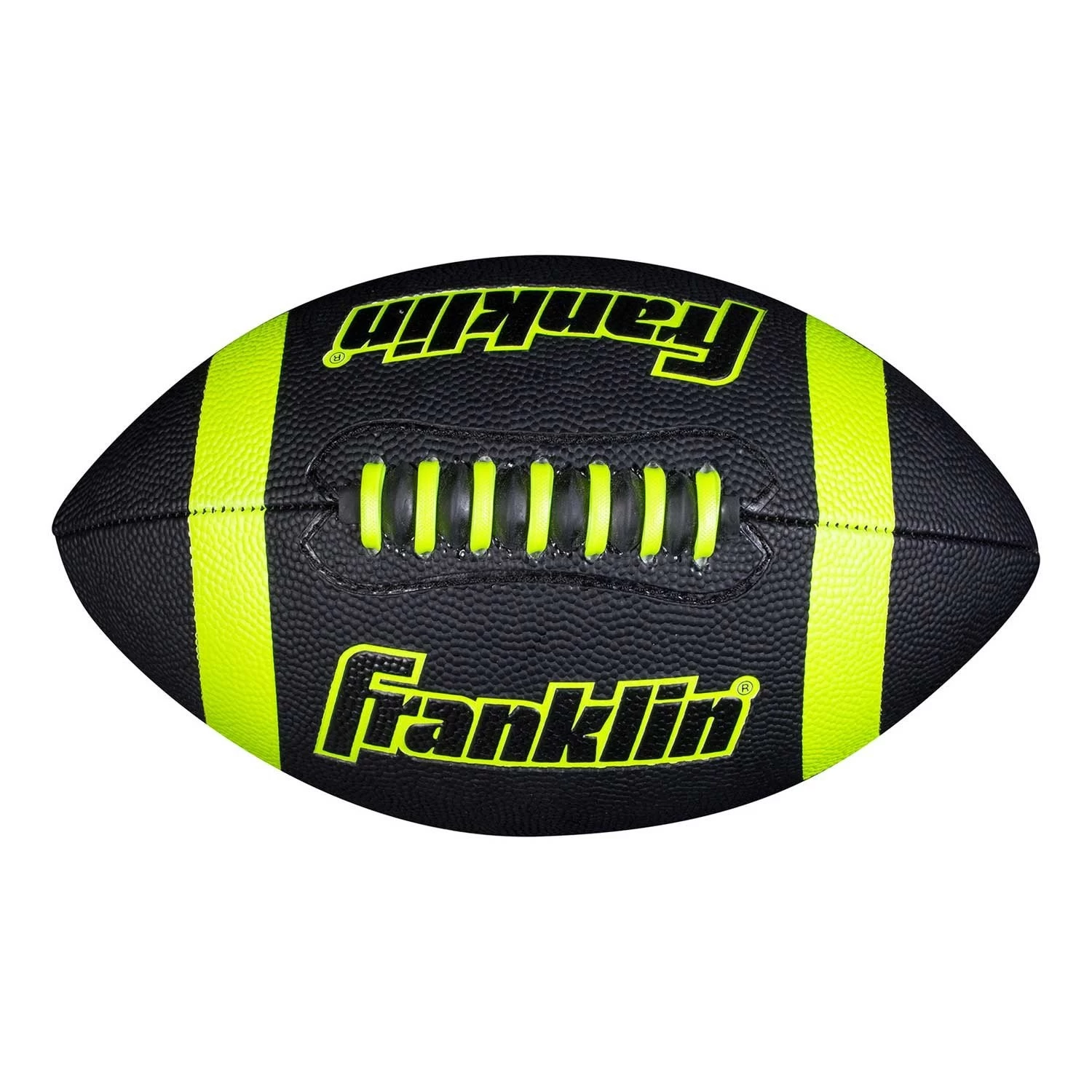 Franklin GRIP-RITE® JUNIOR SIZE FOOTBALL BLACK/OPTIC YELLOW
