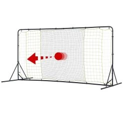 Franklin HEAVY DUTY STEEL SOCCER REBOUNDER WITH GROUND STAKES - 12' X 6'