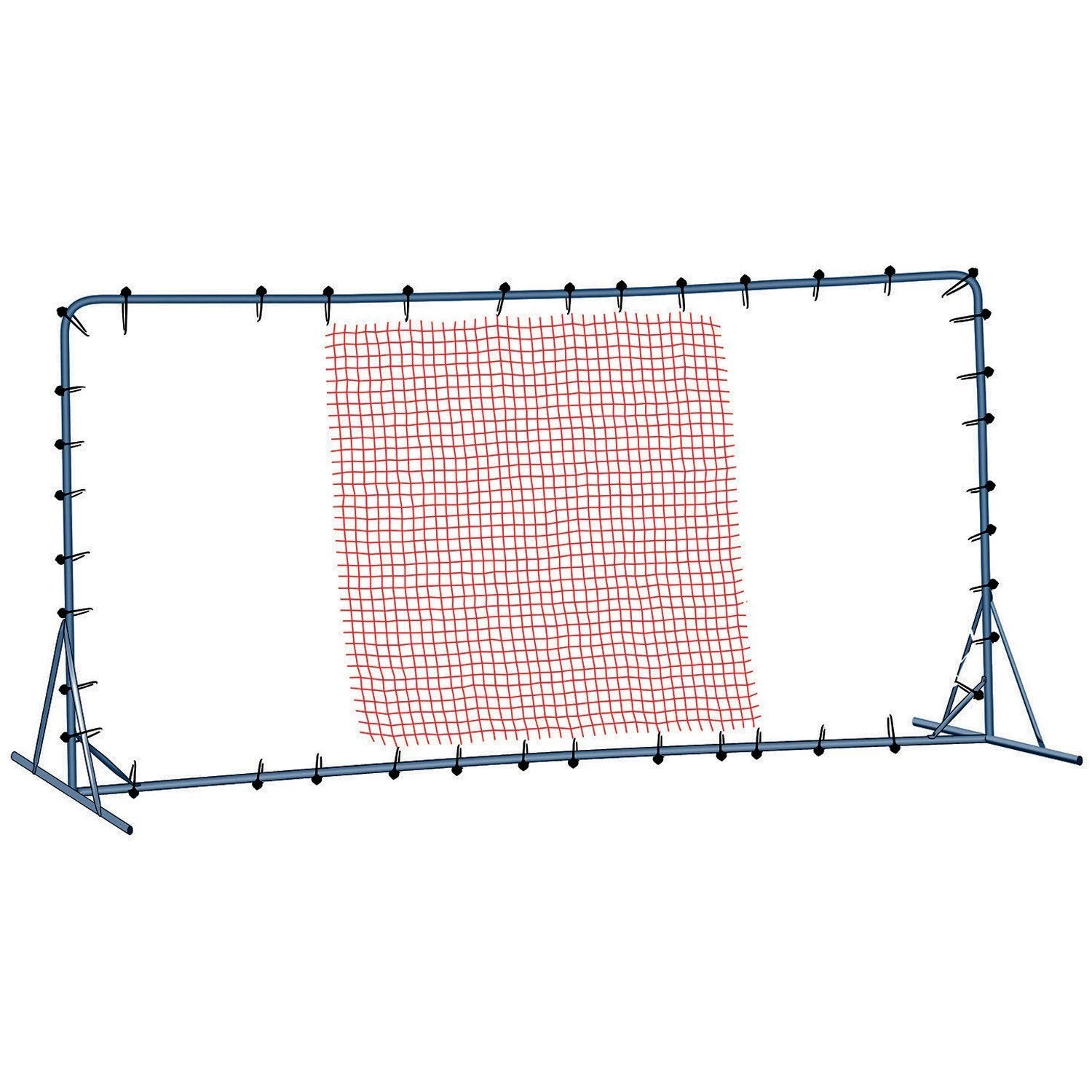 Franklin STEEL SOCCER REBOUNDER WITH GROUND STAKES - 12' X 6'