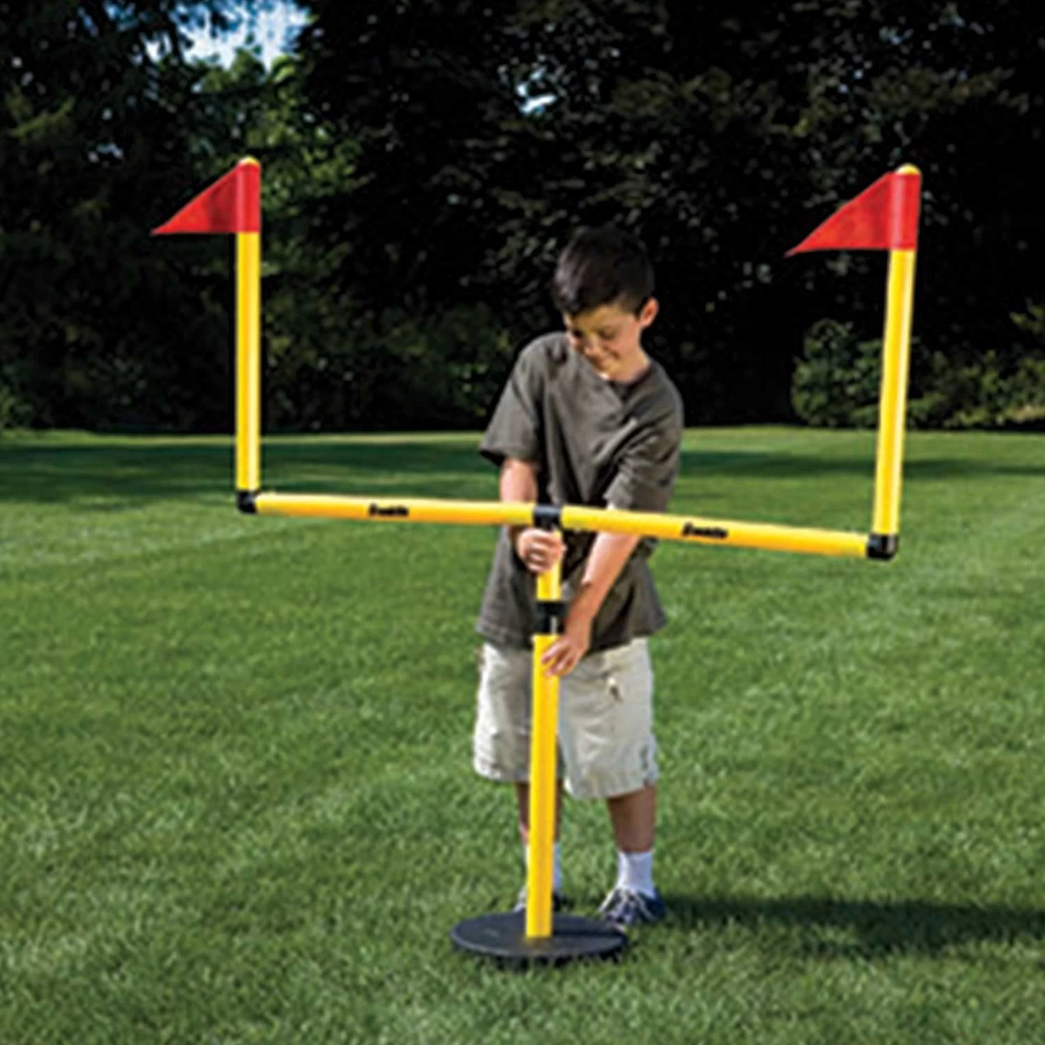 Franklin YOUTH FOOTBALL 2 GOAL POST SET - Image 3