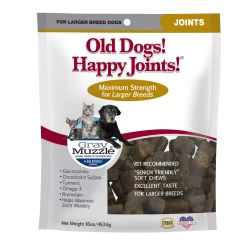 Ark Naturals Gray Muzzle Old Dogs! Happy Joints! Maximum Strength Dog Treats