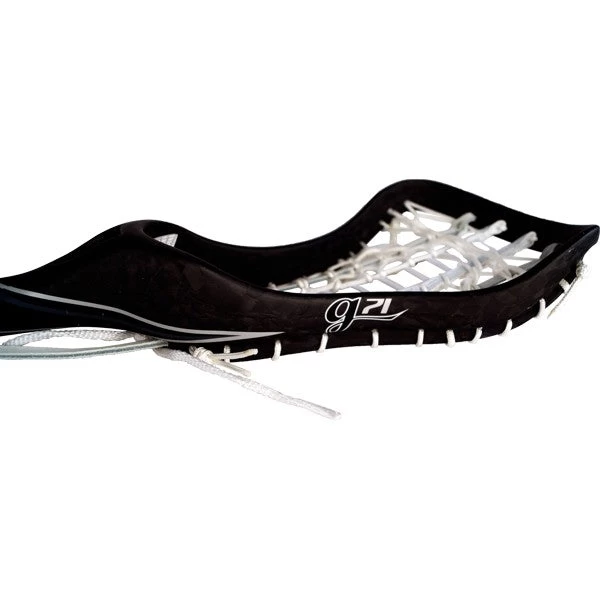 Harrow G71 ONE-PIECE LACROSSE STICK, STRUNG, BLACK/SILVER - Image 2