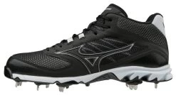 MIZUNO 9-SPIKE DOMINANT IC MID MENS METAL BASEBALL CLEAT