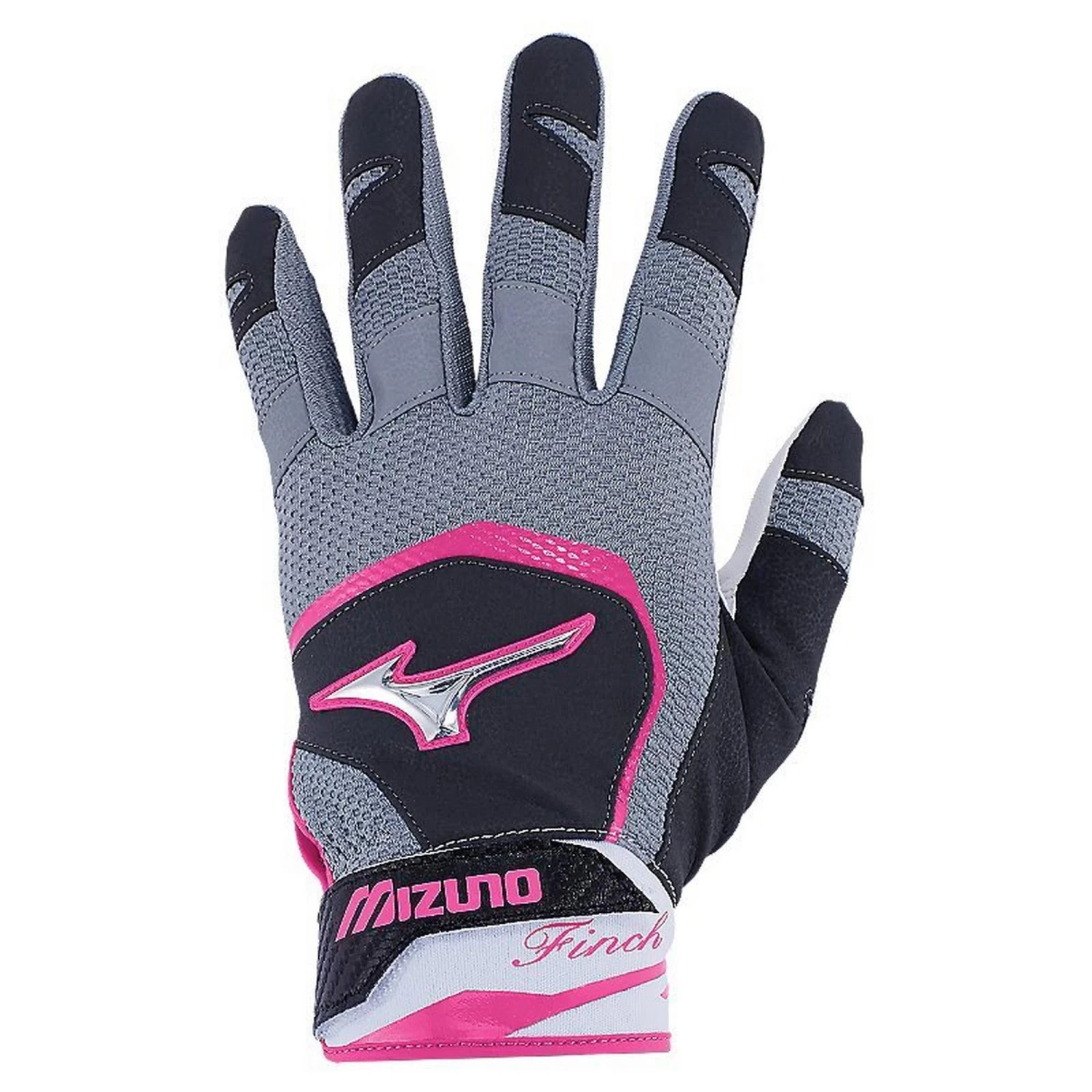 Mizuno Finch Women's Softball Padded Batting Glove - Image 3