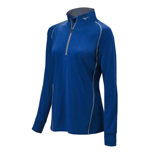 Mizuno Girl's Comp 1/2 Zip Long Sleeve Pullover - Image 13