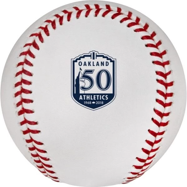 Rawlings MLB 2018 Oakland Athletics® 50th Anniversary Baseball - Image 2