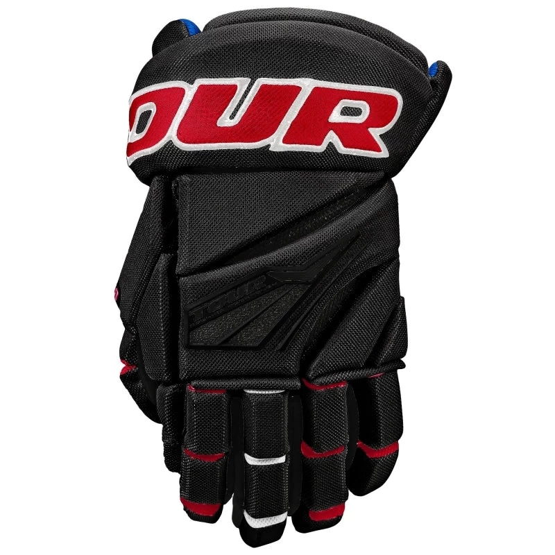 Tour Code 1 Hockey Gloves Black/Red - Image 3