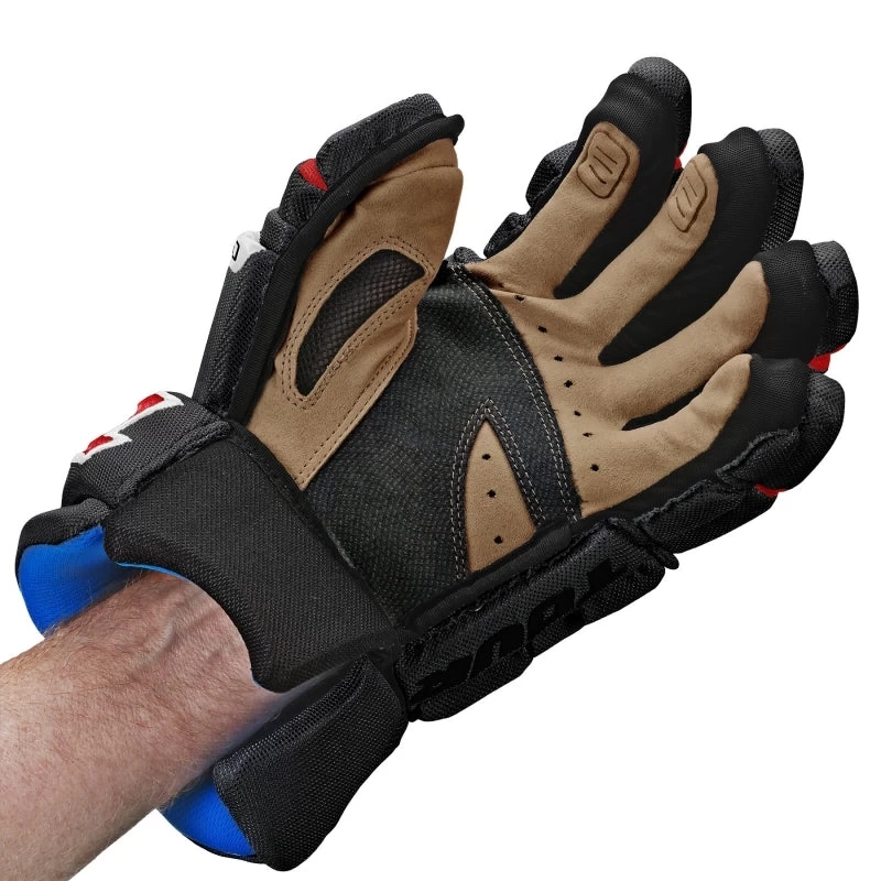 Tour Code 1 Hockey Gloves Black/Red - Image 4