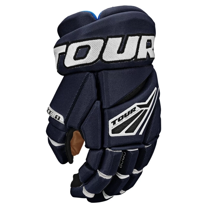 Tour Code 1 Hockey Gloves Blue/White