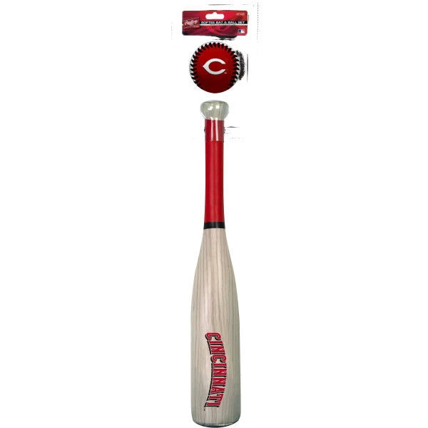 Rawlings MLB Cincinnati Reds Bat And Ball Set - Image 2