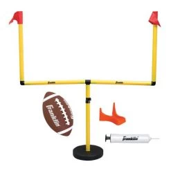 FRANKLIN YOUTH FOOTBALL GOAL POST, BALL AND TEE